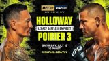 UFC 318 Holloway vs Poirier 3 PPV Pay Per View 7/19/25