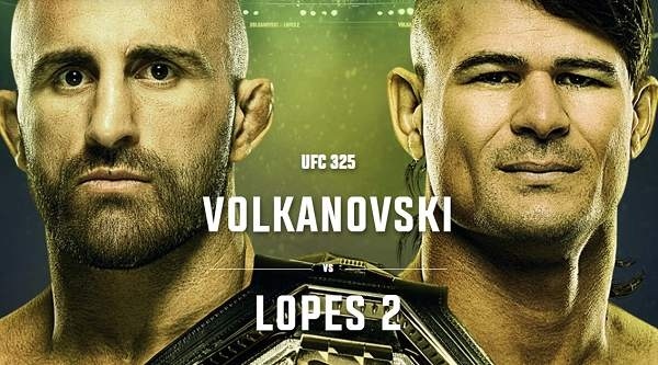 UFC 325 Volkanovski vs. Lopes 2 PPV Pay Per View 1/31/26